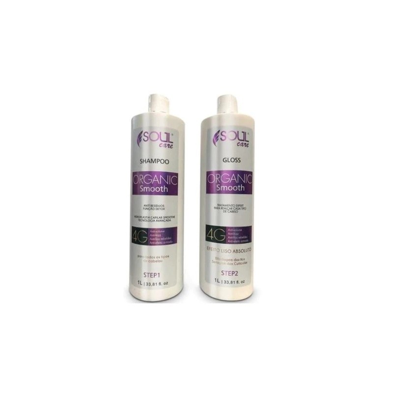 Professional Organic Absolut Smooth Glyoxylic Acid Shielding Kit 2x1 - Soul Care Beautecombeleza.com