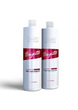 Lissage Brésilien Brigitte Kit 2x1L - Vanité Beautecombeleza.com