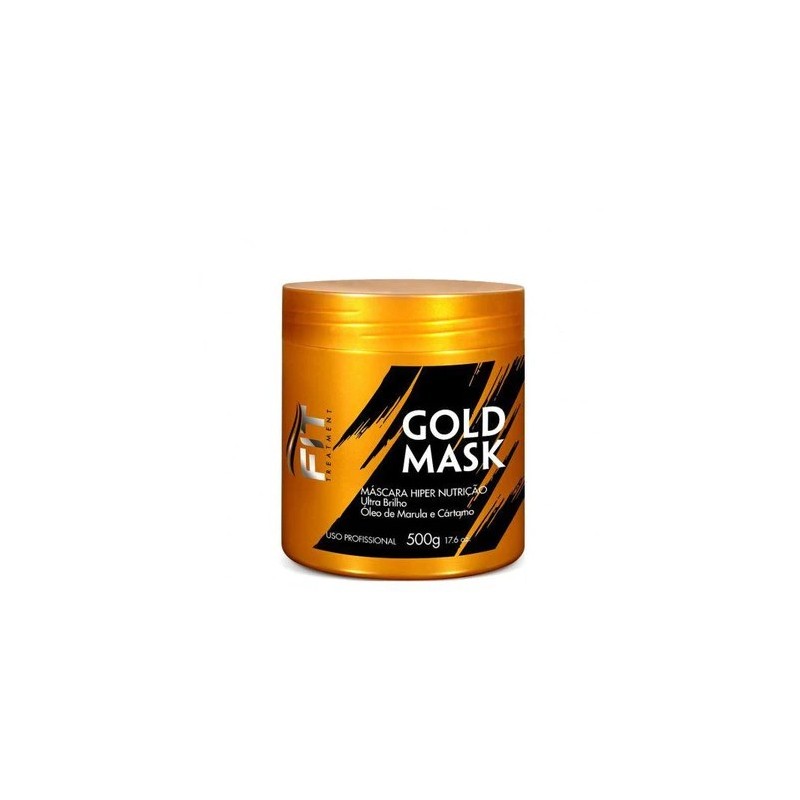 Safflower Marula Coconut Nutrition Shine Gold Treat Mask 500g - Fit Cosmetics Beautecombeleza.com