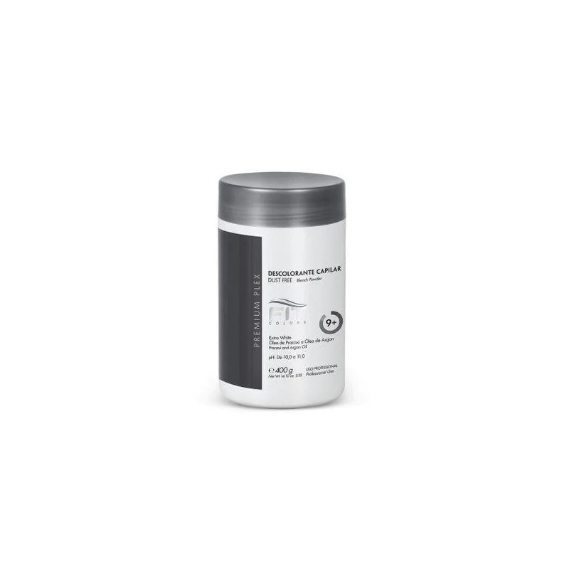 White Dust Free Discoloration Powder 9 Tones Premium Plex 400g - Fit Cosmetics Beautecombeleza.com