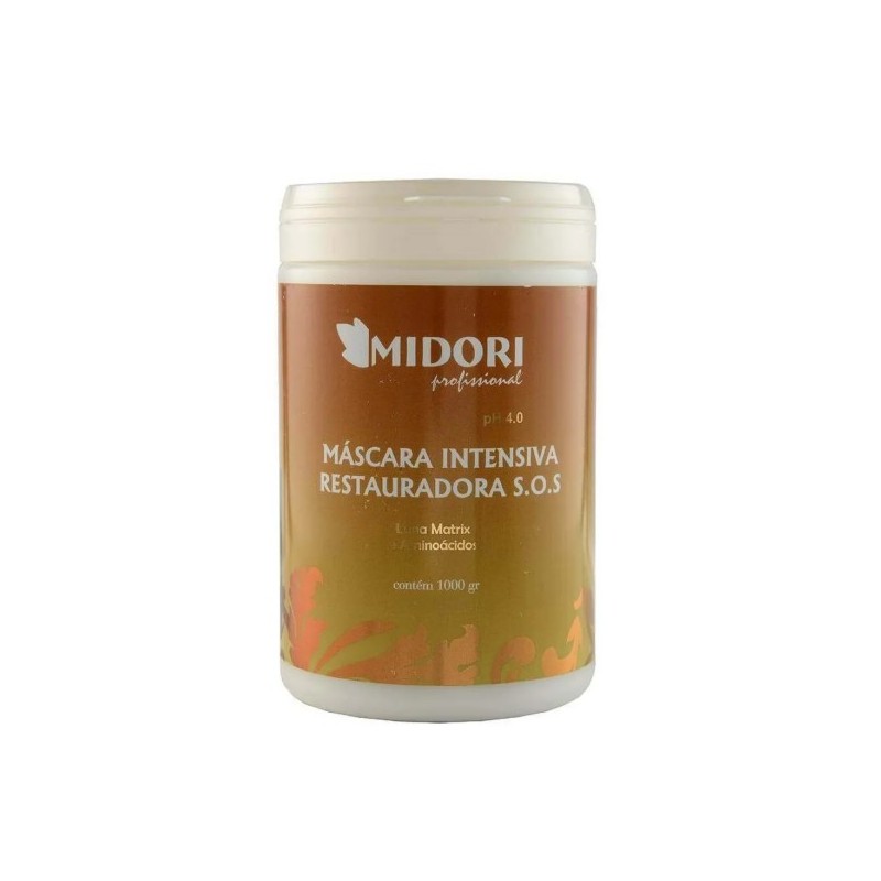 Máscara Intensiva Restauradora SOS 1Kg - Midori Profissional Beautecombeleza.com