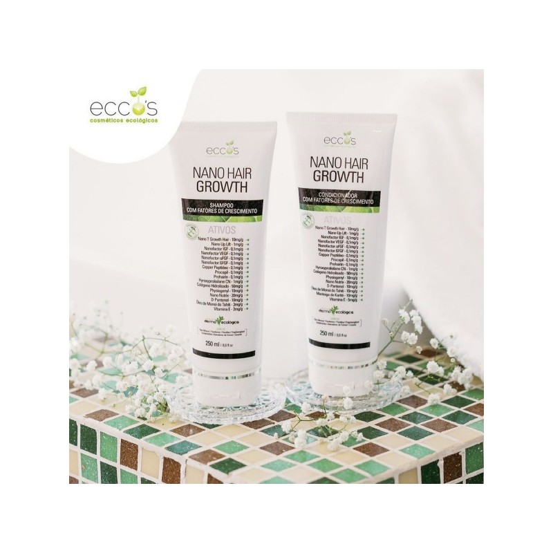 Daily Home Care Hair Growth Fortifying Treatment Kit 2x250ml - Eccos Cosmetics Beautecombeleza.com