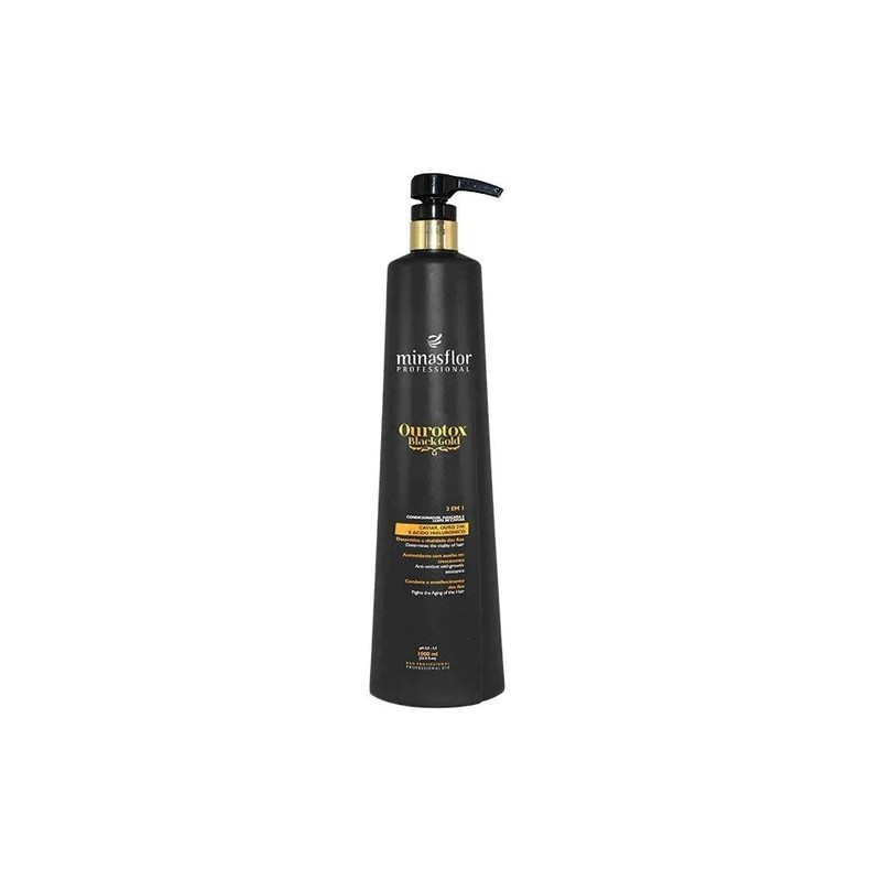 Ourotox Black Gold 3 em1 1L - Minas Flor Beautecombeleza.com