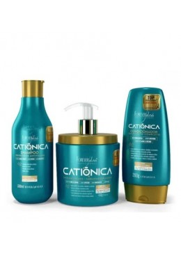 Catiônica Cationic Disciplinary Lumini System Treatment Kit 3 Itens - Forever Liss Beautecombeleza.com