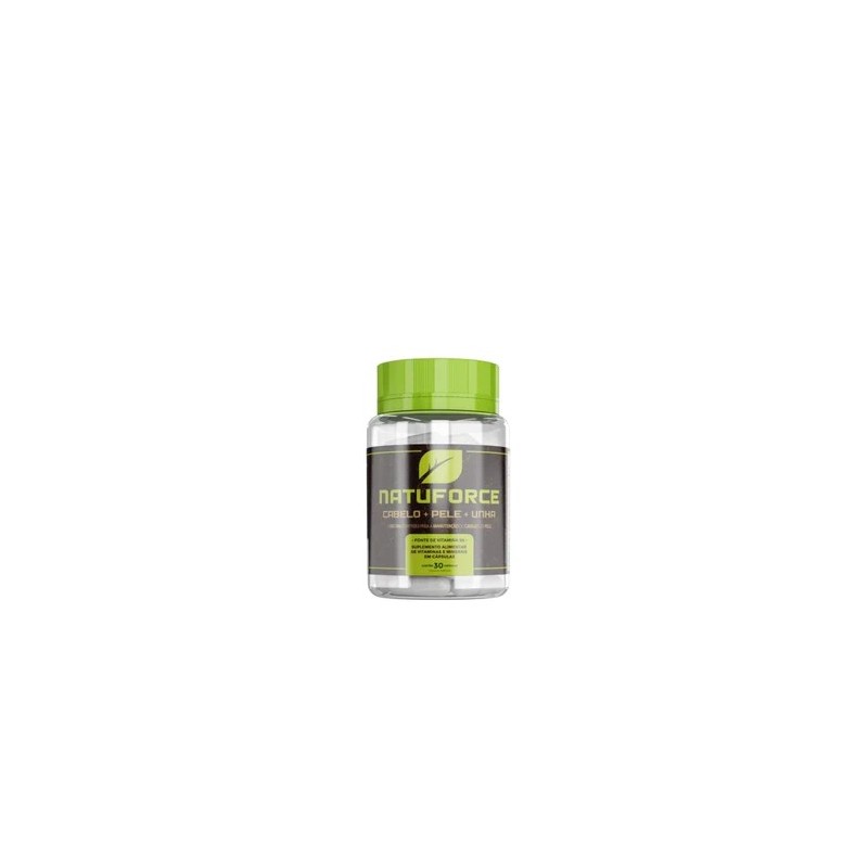 Natuforce Supplément Capillaire Vitamine C et à la Biotine 30 Caps. - Naturale Beautecombeleza.com