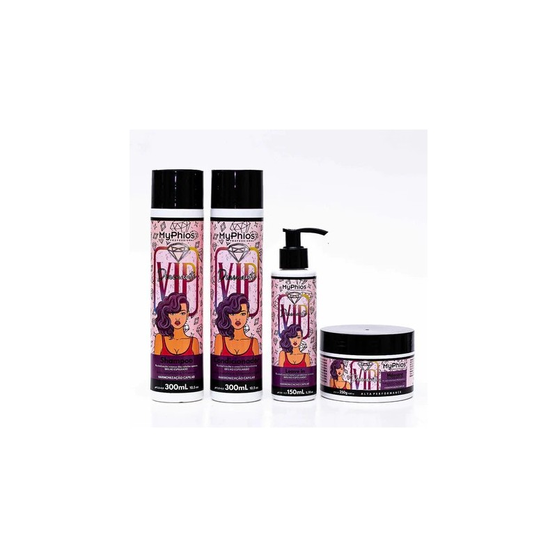 VIP Diamante Harmonização Capilar Kit 4 - My Phios Beautecombeleza.com VIP Diamante Harmonização Capilar Kit 4 - My Phios Beautecombeleza.com