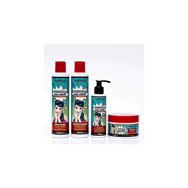 My Phios Renova Meu Cabelo Home Care Kit 4 - My Phios Beautecombeleza.com My Phios Renova Meu Cabelo Home Care Kit 4 - My Phios Beautecombeleza.com