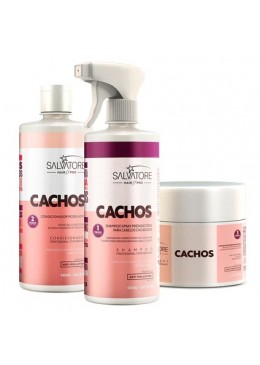 Cachos Hair Pro Kit 3 - Salvatore   
 Beautecombeleza.com