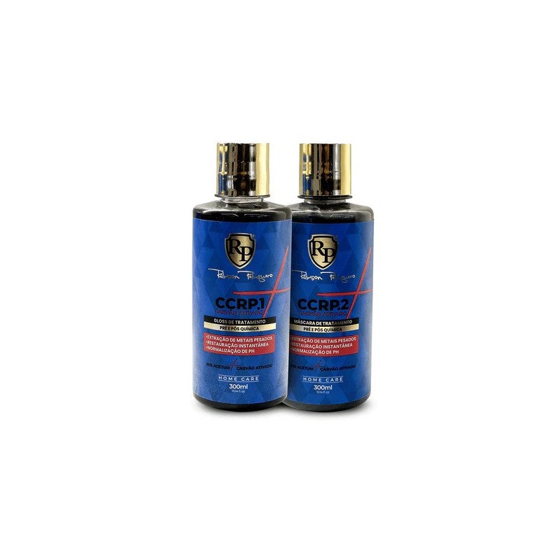 CCRP Activated Charcoal Home Care Kit 2x 300ml - Robson Peluquero Beautecombeleza.com