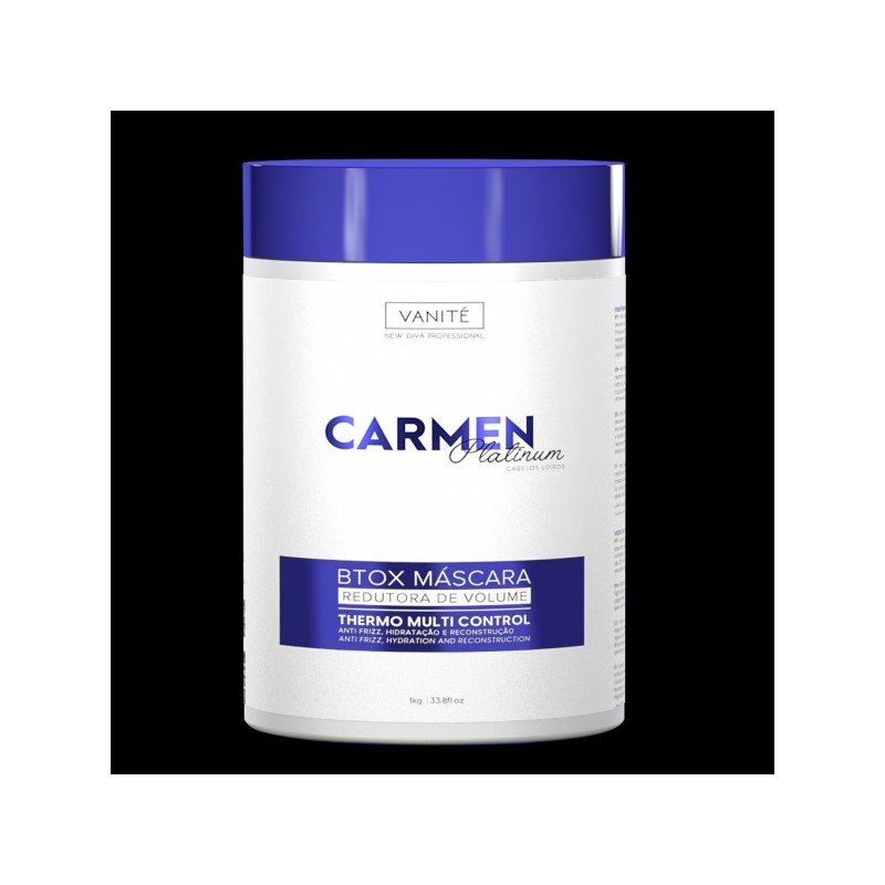 Botox Carmen Platinum Thermo Control 1kg - Vanité Beautecombeleza.com