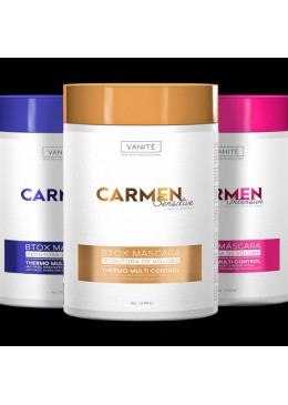 Btx Carmen Sensitive + Platinum + Intensive  Kit 3X1 kg - Vanité 
 Beautecombeleza.com