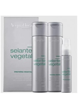 Vegetable Cuticle Sealing Protein Moisturizing Treatment Kit 3 Itens - Acquaflora Beautecombeleza.com