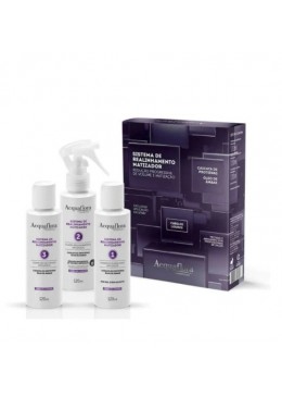 Sistema Realinhamento Matizador Kit 3 Produtos - Acquaflora Beautecombeleza.com