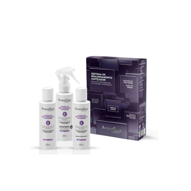 Blond Tinting Realignment System Nourishing Thermoactive Kit 3x120 - Acquaflora Beautecombeleza.com Blond Tinting Realignment System Nourishing Thermoactive Kit 3x120 - Acquaflora Beautecombeleza.com