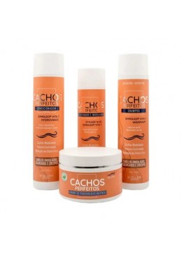 Linha Cachos Perfeitos Completo Kit 4 - Soller Beautecombeleza.com