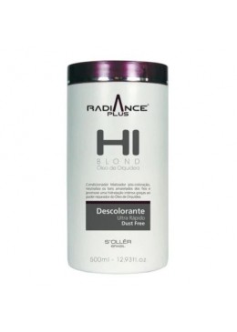 Dust Free Radiance Plus Hi Blond Orchid Oil Fast Bleaching Powder 500ml - Soller Beautecombeleza.com