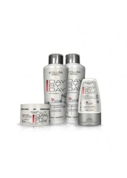 System Dy by Day Maintenance Chemically Treated Hair DBD White 4 Prod. - Soller Beautecombeleza.com