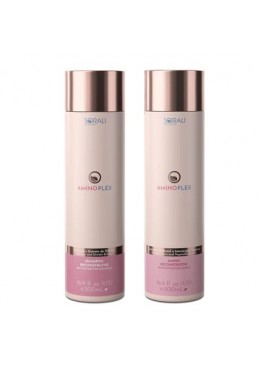 Amino Plex  Amino Emoliente Reconstrutor Kit 2x500ml - Sorali  Kit 2x500ml - Sorali 
 Beautecombeleza.com