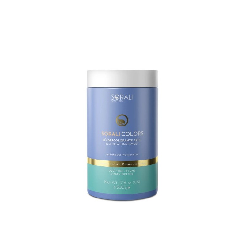 Pó Descolorante Sorali Colors Azul 500g - Sorali Beautecombeleza.com Pó Descolorante Sorali Colors Azul 500g - Sorali Beautecombeleza.com