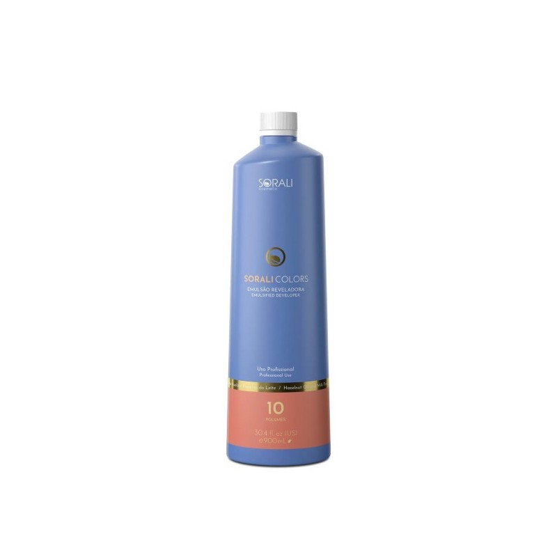 Emulsão Reveladora (10 Vol.) Sorali Colors 900ml - Sorali Beautecombeleza.com