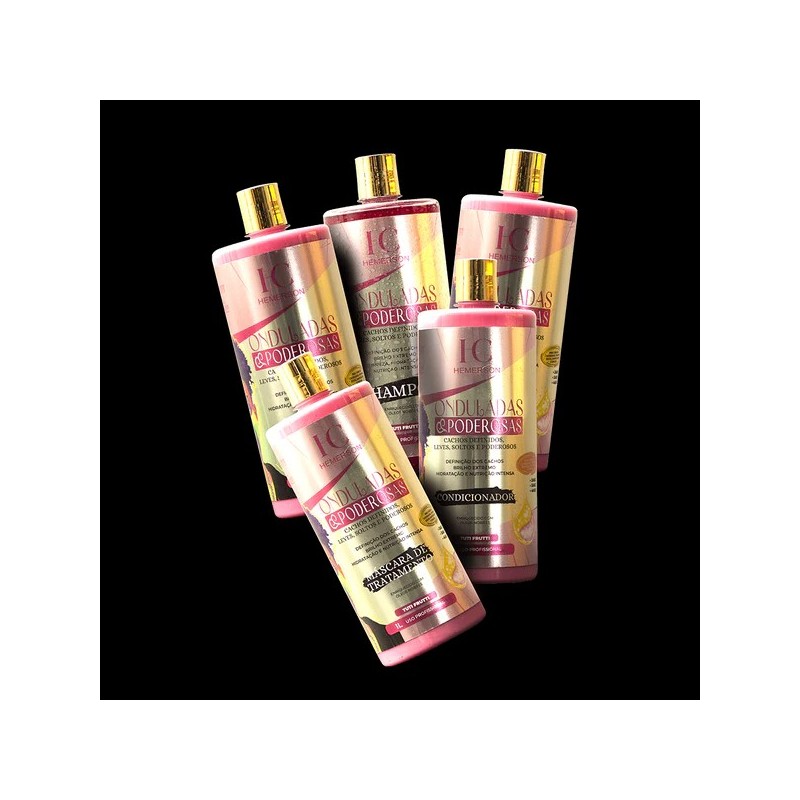 HC Ondulé Puissant Kit 5x 1L - Hemerson dos Cachos Beautecombeleza.com HC Ondulé Puissant Kit 5x 1L - Hemerson dos Cachos Beautecombeleza.com