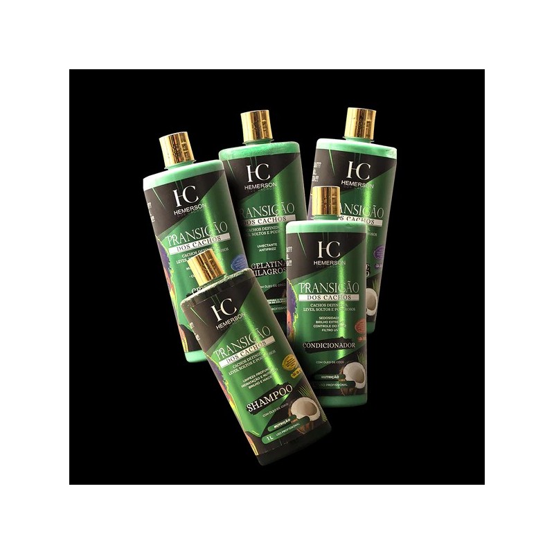 HC Transição Capilar Kit 5x1L - Hemerson dos Cachos Beautecombeleza.com HC Transição Capilar Kit 5x1L - Hemerson dos Cachos Beautecombeleza.com