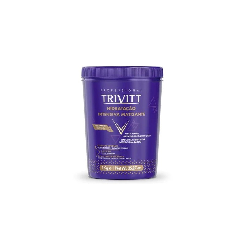 Blondes Trivitt Moisturizing Violet Tinting Mask 1Kg - Itallian Hair Tech Beautecombeleza.com Blondes Trivitt Moisturizing Violet Tinting Mask 1Kg - Itallian Hair Tech Beautecombeleza.com