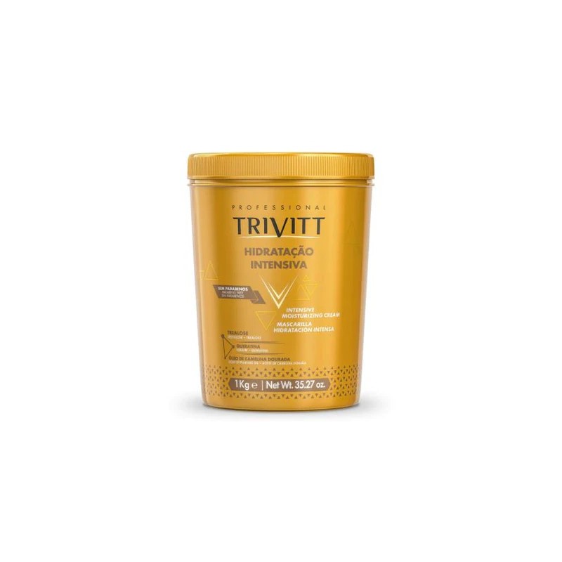 Trivitt Intensive Máscara Capilar de Hidratação 1kg - Itallian Hairtech Beautecombeleza.com