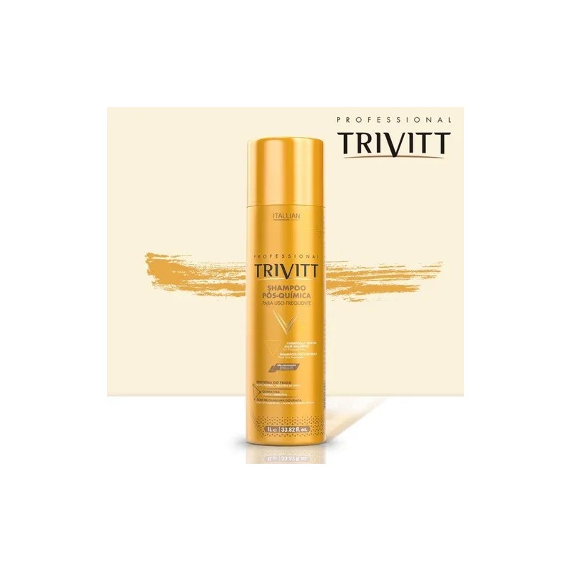 Trivitt Post Chemistry Maintenance Treatment Shampoo 1L - Itallian Hair Tech Beautecombeleza.com