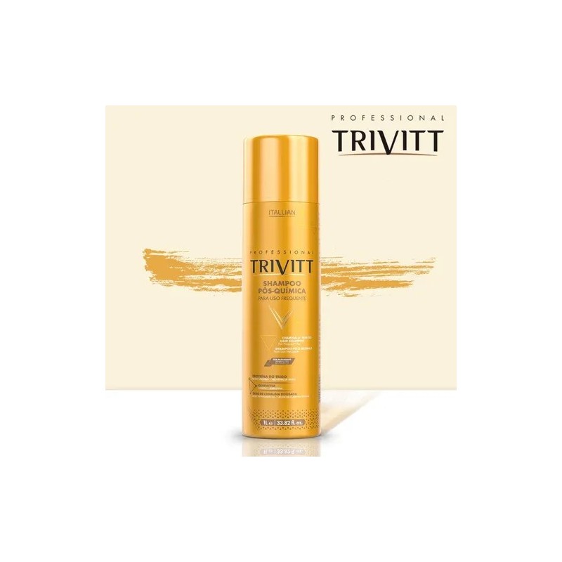 Trivitt Post Chemistry Shampooing d'Entretien 1L1L - Itallian Hair Tech Beautecombeleza.com Trivitt Post Chemistry Shampooing d'Entretien 1L1L - Itallian Hair Tech Beautecombeleza.com