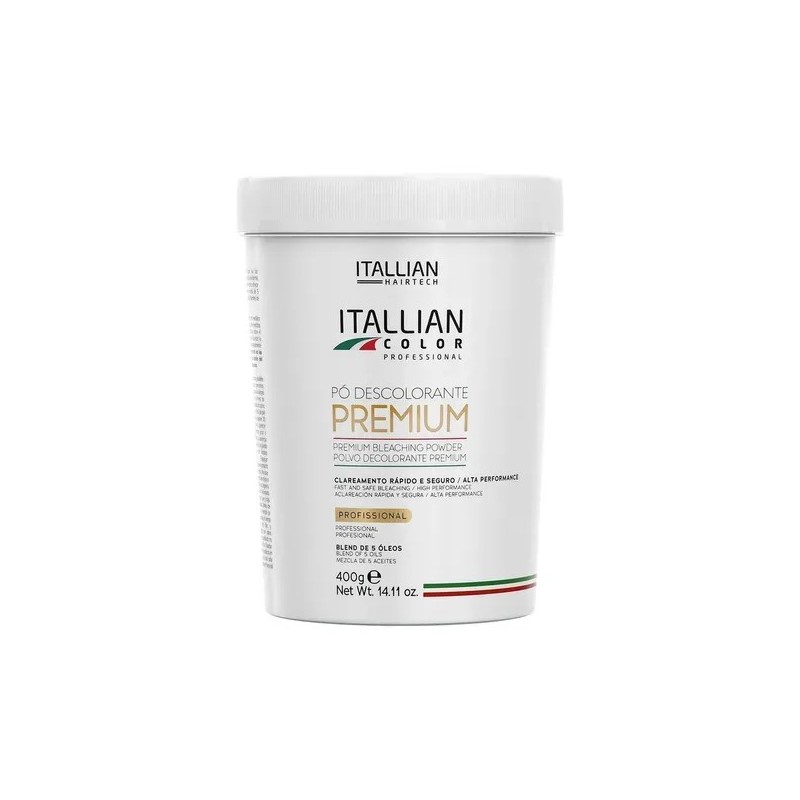 Discoloration Color Powder Premium Bleaching Powder 400g - Itallian Hair Tech Beautecombeleza.com
