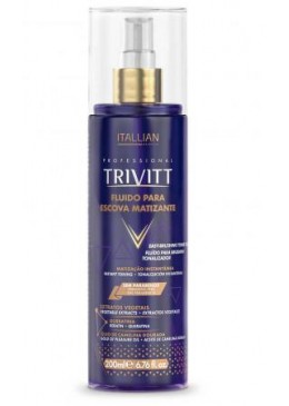 Easy Brush Toner Trivitt Instant Toning Hair Fluid 200ml - Itallian Hair Tech Beautecombeleza.com