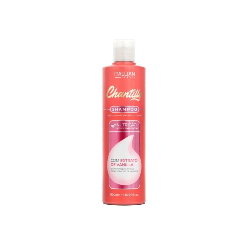 Chantilly Nourishing Cleansing Softness Silky Hair Shampoo 500ml - Itallian Hair Tech Beautecombeleza.com