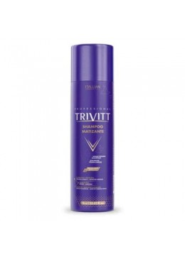 Keratin Trivitt Color Violet Blonde Toning Shampoo 1L - Itallian Hair Tech Beautecombeleza.com