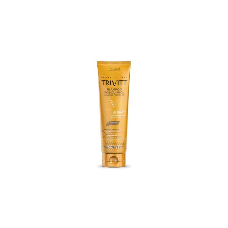 Trivitt Shampoo Manutenção Pós Química  280ml - Itallian Hair Tech Beautecombeleza.com