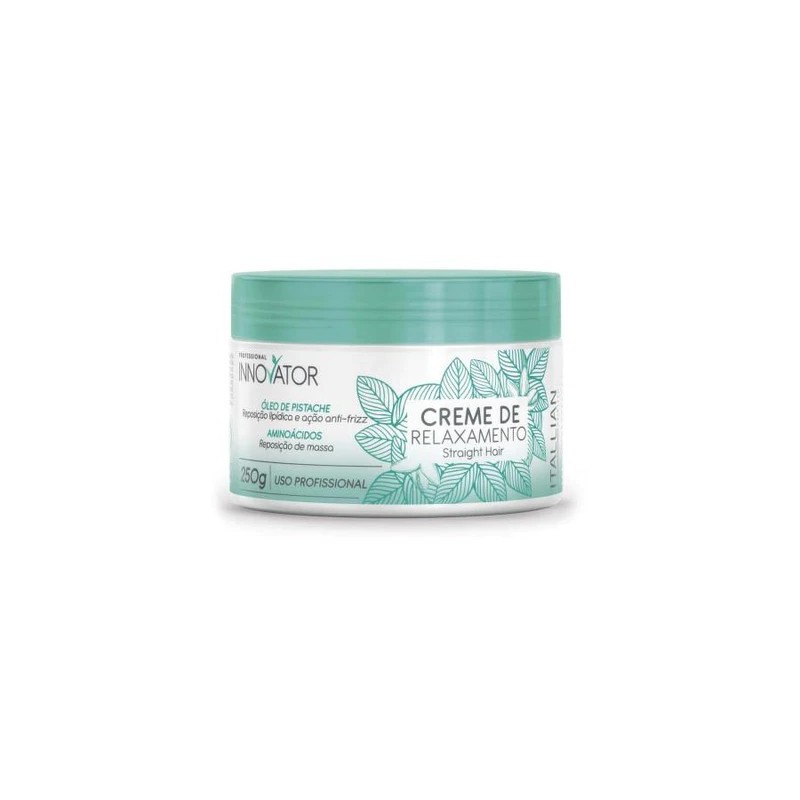 Innovator Cream Straight Relaxation Thioglycolate Mask 250g - Itallian Hair Tech Beautecombeleza.com