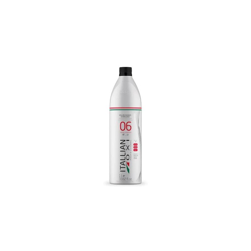 Descolorante OXI 06 Vol. Emulsão Oxidante Estabilizada 1L - Itallian Hair Tech Beautecombeleza.com Descolorante OXI 06 Vol. Emulsão Oxidante Estabilizada 1L - Itallian Hair Tech Beautecombeleza.com