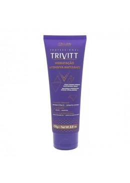 Violet Intensive Blonde Trivitt Tinting Hydration Mask 250g - Itallian Hair Tech Beautecombeleza.com