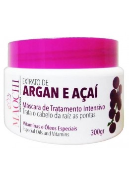 Intensive Treatment Argan Açaí Organic Hydration Treatment Mask 300g - Maochi Beautecombeleza.com