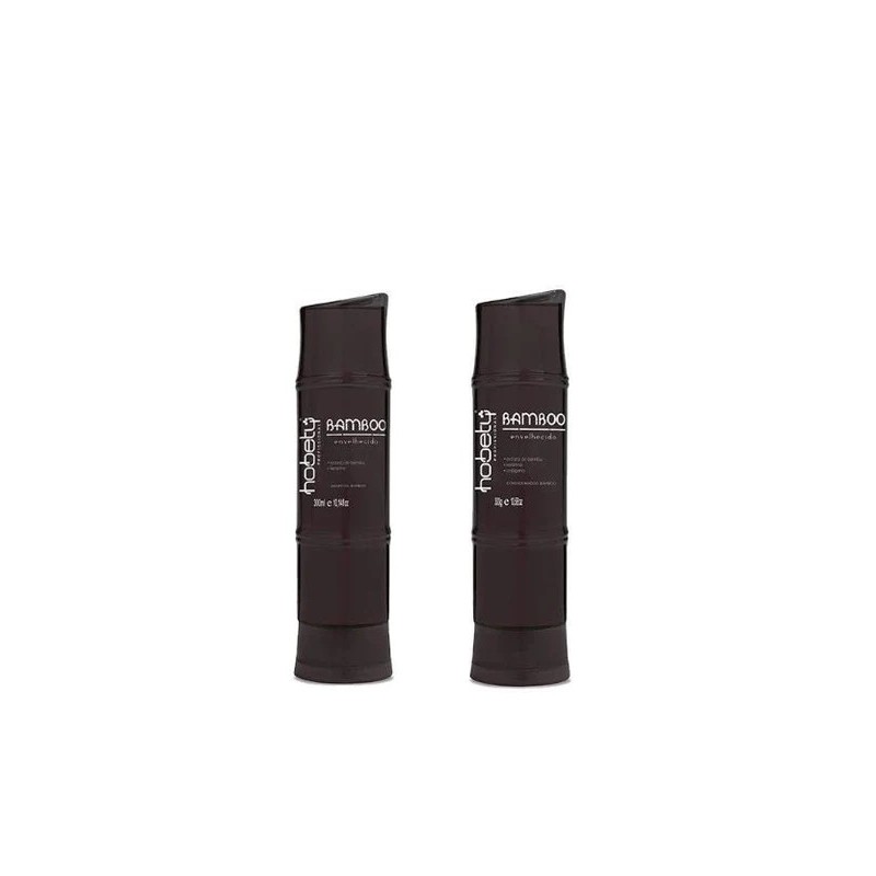 Aged Bamboo Oily Roots Dry Tips Hair Reconstruction Treatment Kit 2x300ml - Hobety Beautecombeleza.com