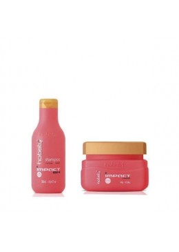Strawberry Impact Hair Hydration Shine Silkiness Restore Treatment Kit 2x300 - Hobety Beautecombeleza.com