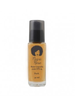 Base Líquida Dark 30ml -  Negra Rosa Beautecombeleza.com
