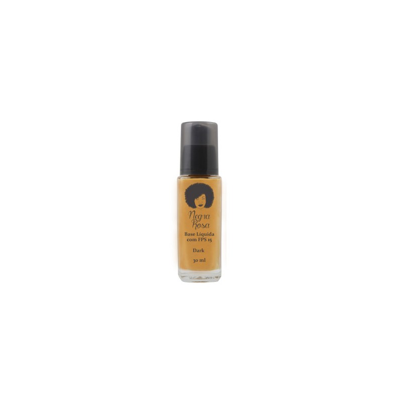 Base Líquida Dark 30ml - Negra Rosa Beautecombeleza.com Base Líquida Dark 30ml - Negra Rosa Beautecombeleza.com