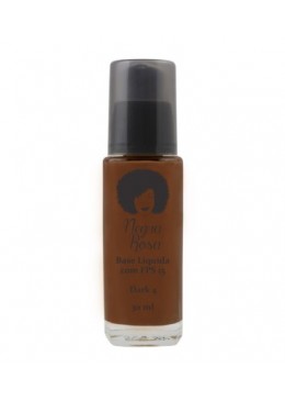 Base Liquide Dark  4 Makeup  30ml -  Negra Rosa Beautecombeleza.com