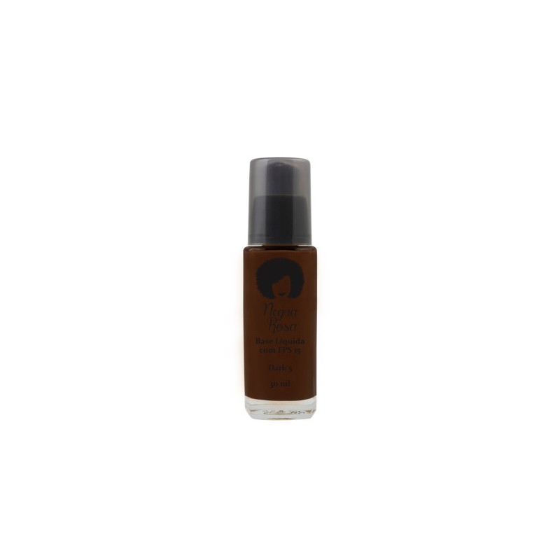 Base Liquide Dark 5 Makeup 30ml - Negra Rosa Beautecombeleza.com Base Liquide Dark 5 Makeup 30ml - Negra Rosa Beautecombeleza.com