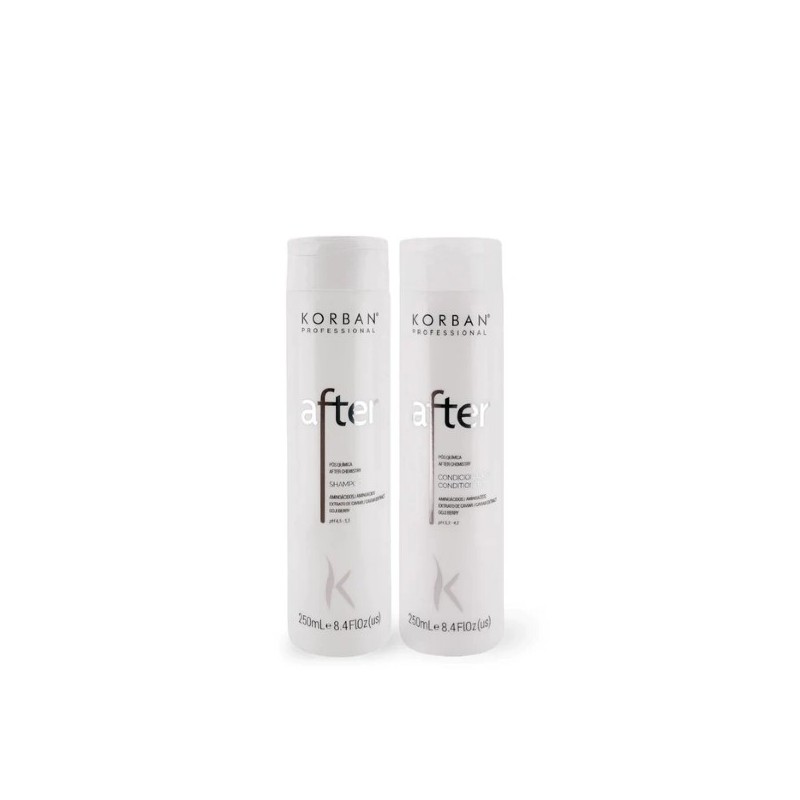 After Shampoo & Condicionador Home Care  Kit 2x250ml - Korban Beautecombeleza.com