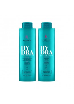Hydra Lissage Brésilien Kit 2x 1L - Korban 
Beautecombeleza.com