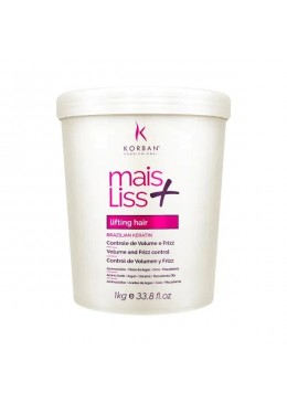 Korban Mais Liss Brazilian Keratin Ligting Reducer 1Kg / 33.8 fl oz Beautecombeleza.com
