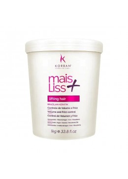 Korban Mais Liss Brazilian Keratin Ligting Reducer 1Kg / 33.8 fl oz Beautecombeleza.com