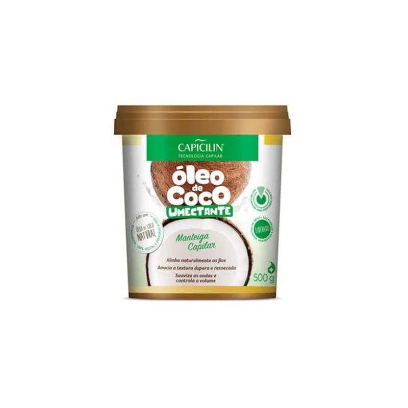 Capicilin Oil De Coconut Mo Butter Capillary 500g - Capicilin Beautecombeleza.com